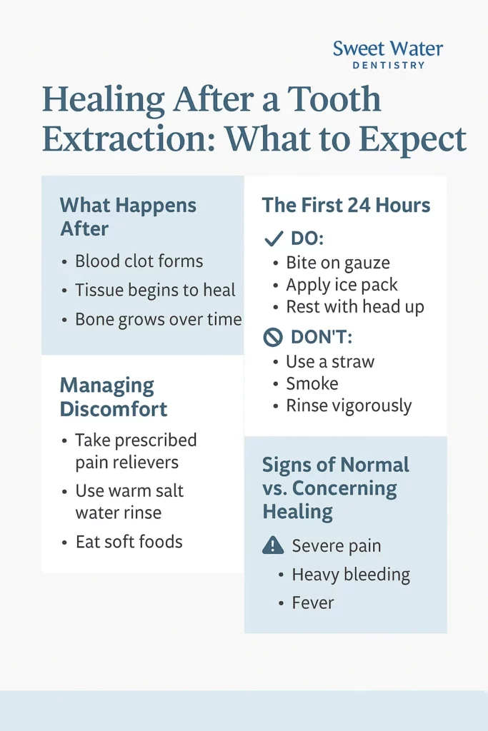 Healing After a Tooth Extraction: What to Expect