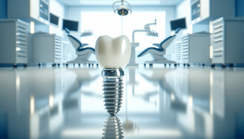 Sweet Water smile - implant crown