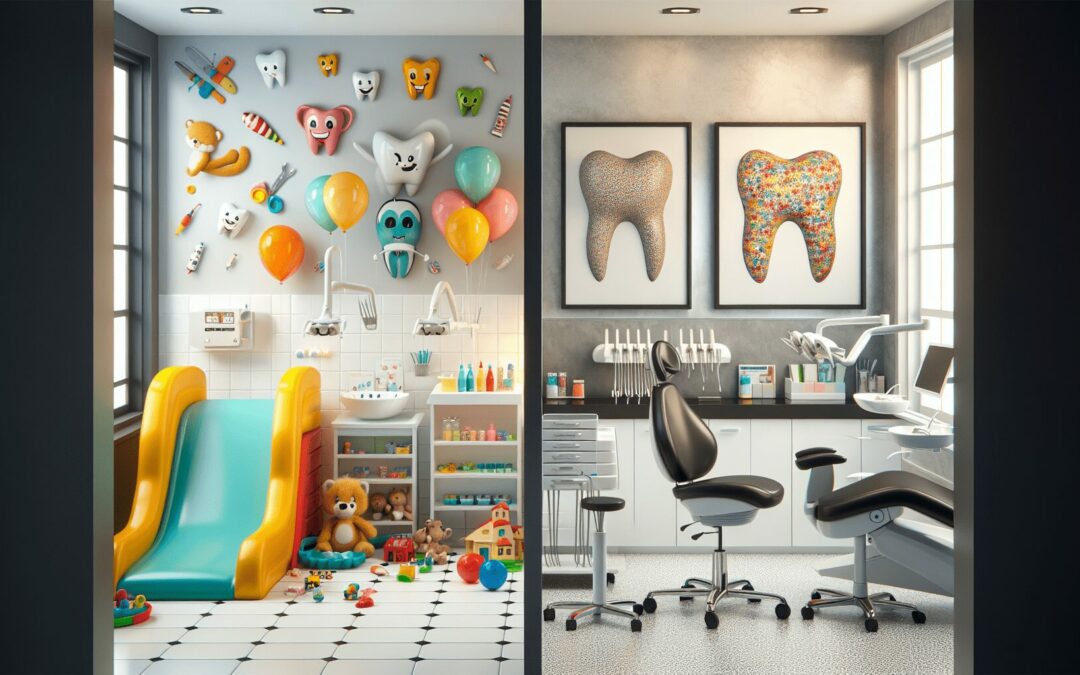 What Is The Difference In Reception And Clinical Area Design Of The Pediatric Office Vs The General Dental Office?